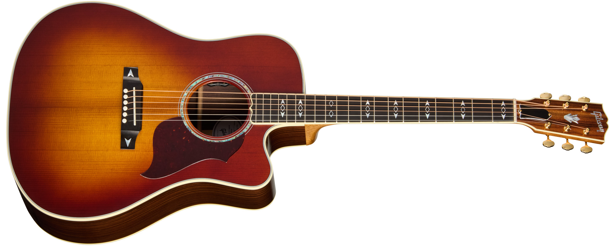 The Gibson Songwriter Recording Artist Series in cutaway and non-cutaway versions, and in Rosewood Burst or Antique Natural finishes.