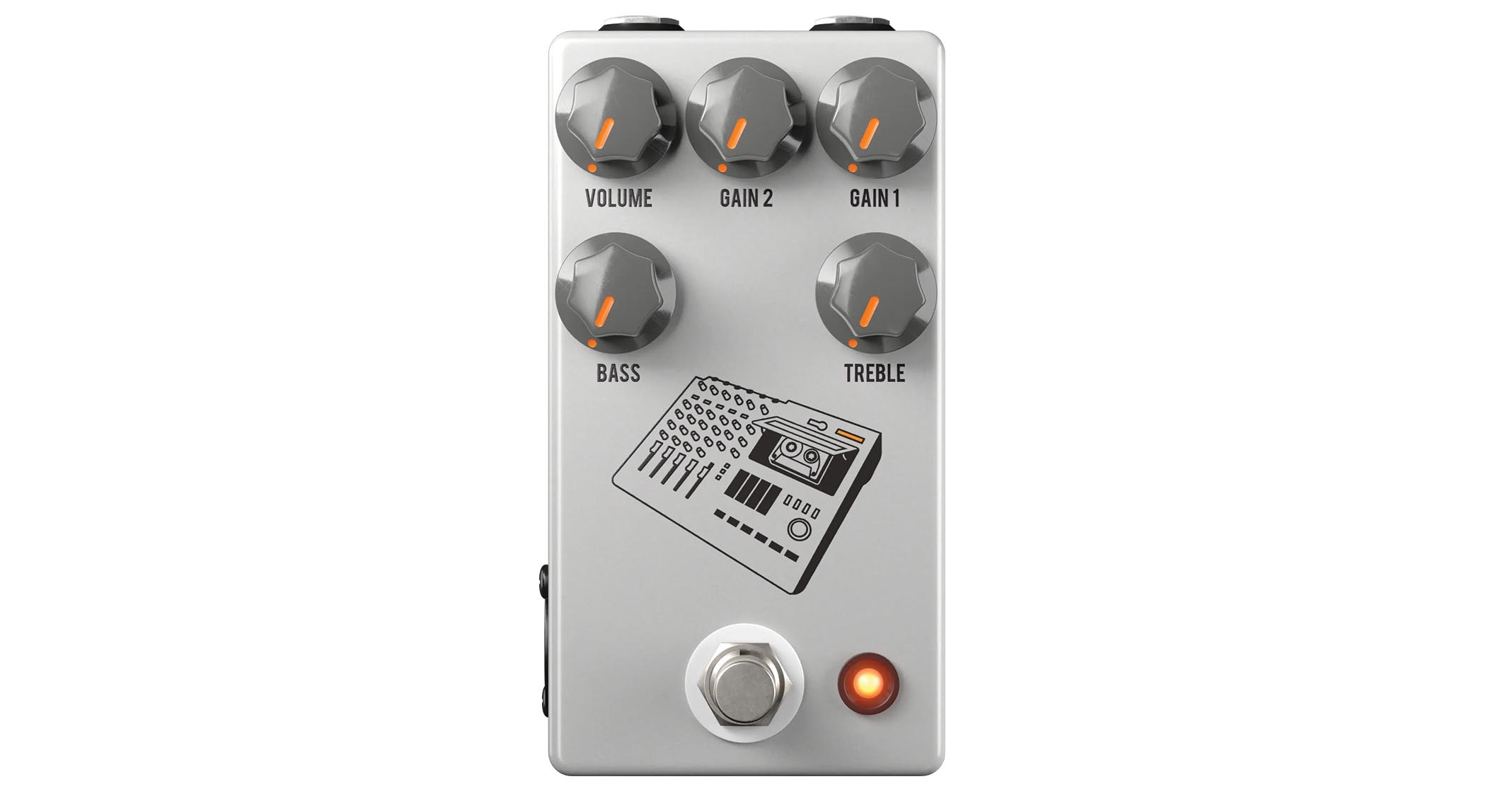 JHS Pedals 424 Gain Stage: this computer-gray stompbox is a preamp-cum-distortion that emulates the analogue mojo of the Tascam Portastudio