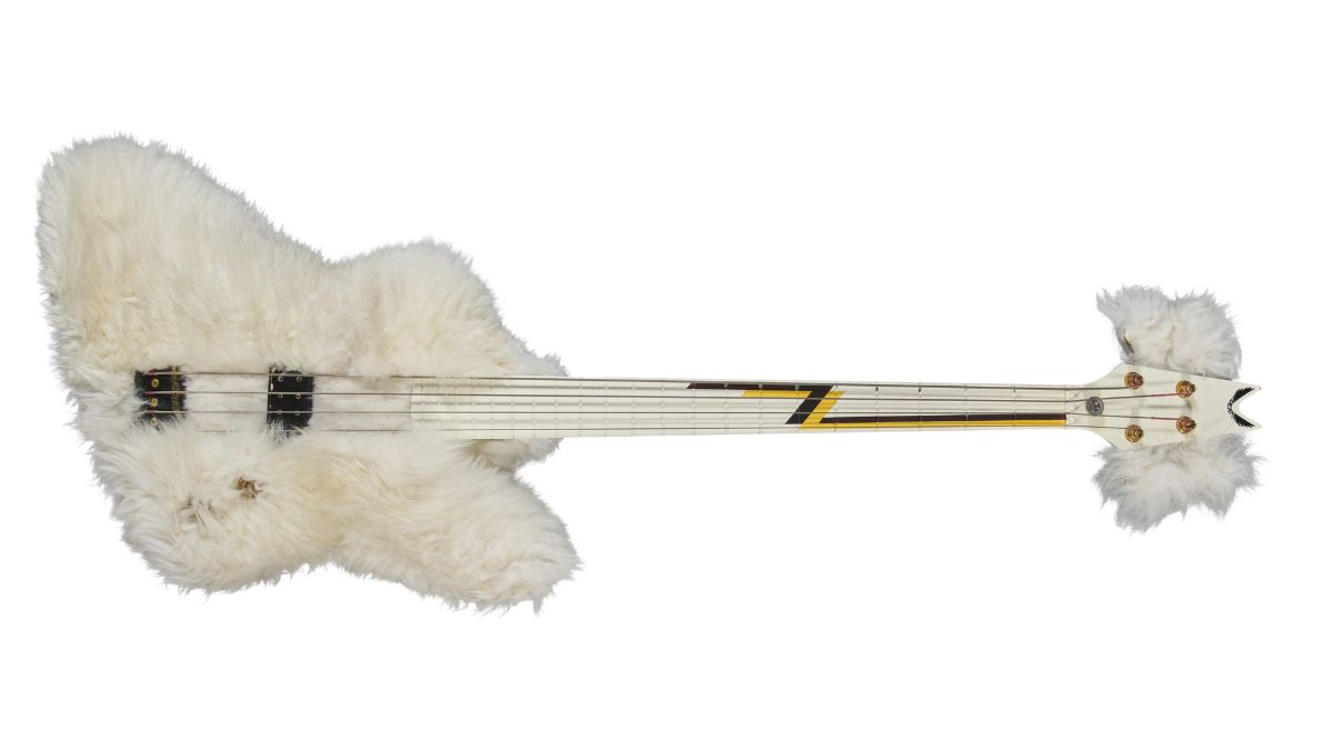 Dusty Hill's Legs Dean bass, sold at auciton in March 2026