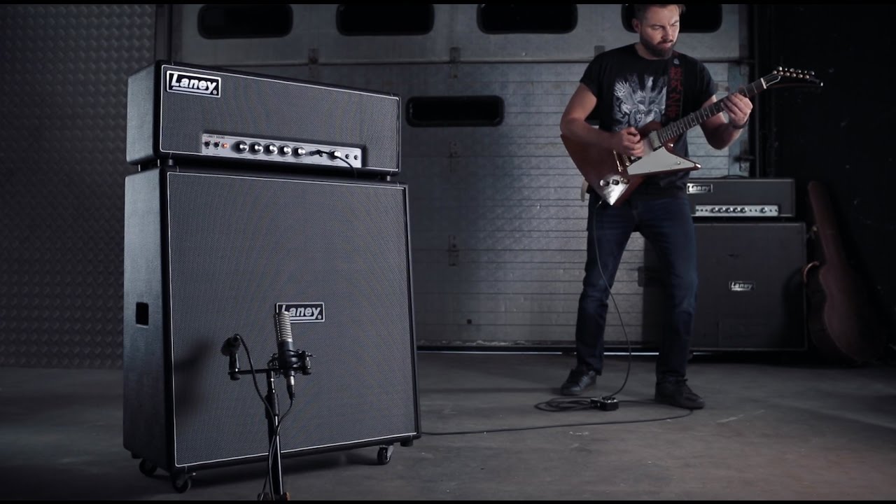 Introducing the limited edition Laney LA100BL, LA412 and Tony Iommi TI-BOOST pedal package - YouTube