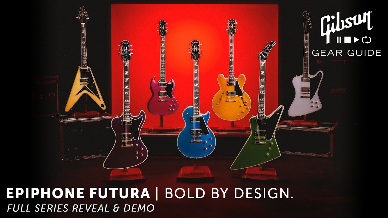 NEW Epiphone Futura Series: Full lineup reveal & demo - YouTube
