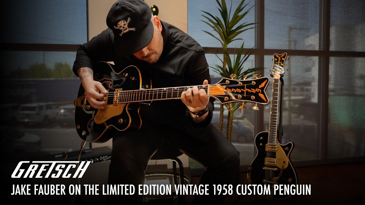 Jake Fauber On The Limited Edition Vintage 1958 Custom Penguin | Gretsch Guitars - YouTube