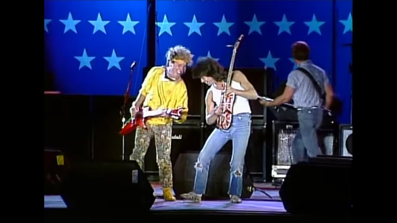 Sammy Hagar & Eddie Van Halen - Rock and Roll (Live at Farm Aid 1985) - YouTube