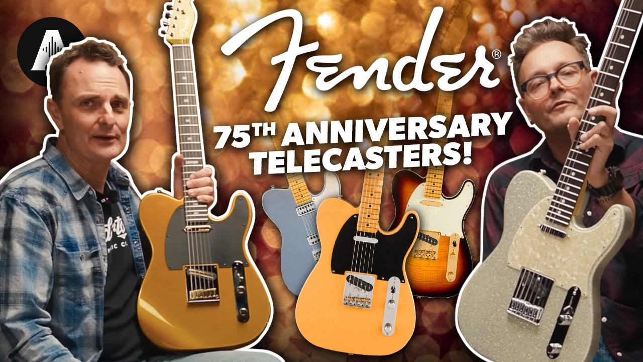 Fender 75th Anniversary Telecasters! - YouTube