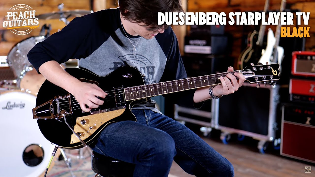 No Talking...Just Tones | Duesenberg Starplayer TV Black - YouTube