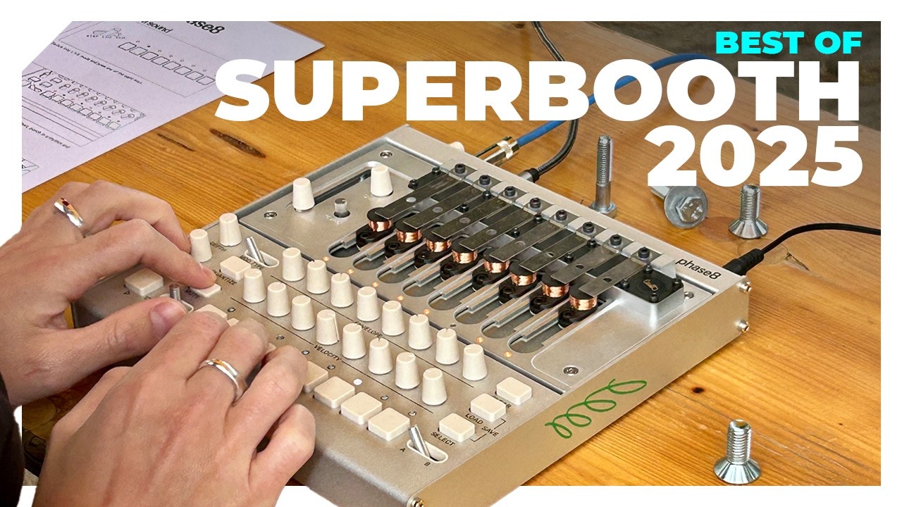 The 12 best new synths, drum machines, FX and innovations of Superbooth 25: round table + demos - YouTube