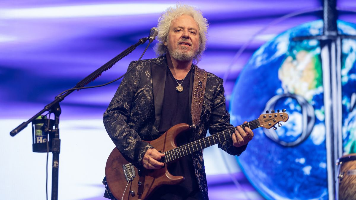 Steve Lukather of Toto performs on day 2 of 2025 Byron Bay Bluesfest on April 18, 2025 in Byron Bay, Australia