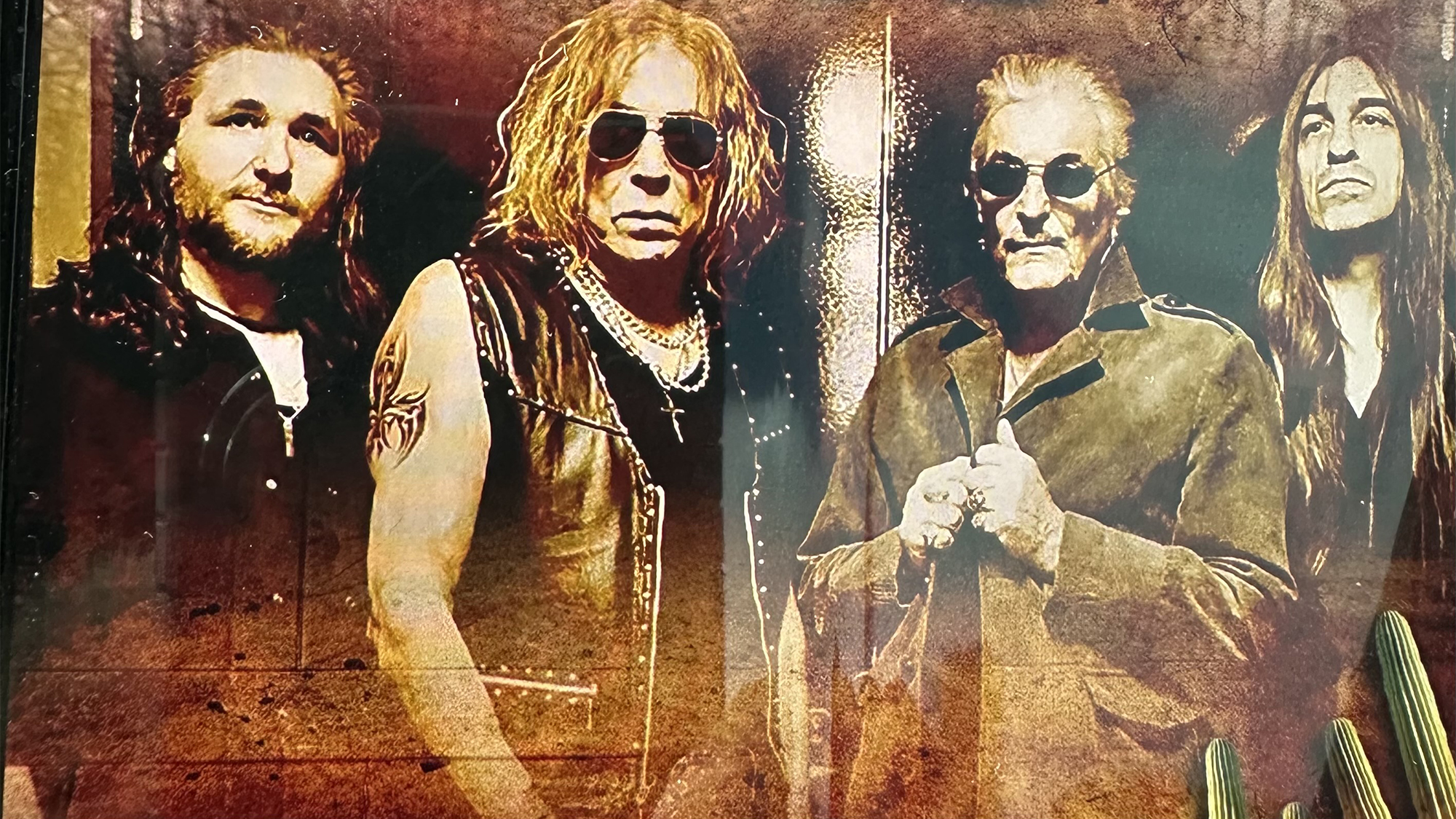 Cactus, rock band. (from left) Artie Dillion (guitar, background vocals), Ed Terry (lead vocals, harp), Carmine Appice (drums, background vocals), Jimmy Caputo (bass)