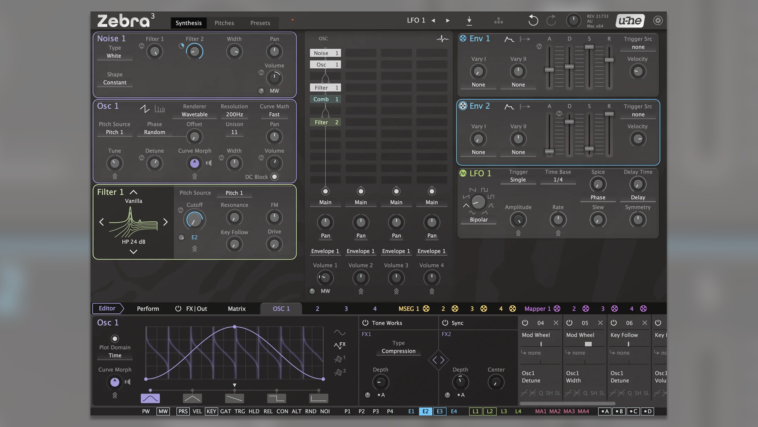 "After Over Ten Years of Development, U-he Unveils Zebra 3: A Long-Awaited Release"]
