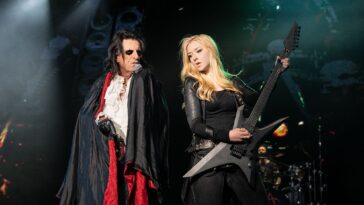 Alice Cooper introduces a fresh 22-year-old guitarist.]