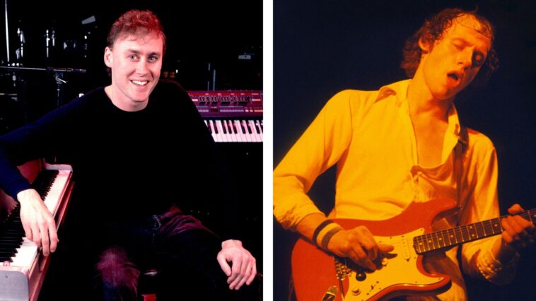 "Bruce Hornsby Discusses the Connection Between His Biggest Hit and a Classic Dire Straits Song Featuring Mark Knopfler's Continuous Soloing."]