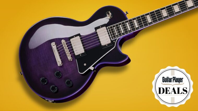Check out these 9 amazing deals in Guitar Center's annual Guitar-A-Thon sale—featuring an incredible $700 discount on a Gibson Les Paul!]