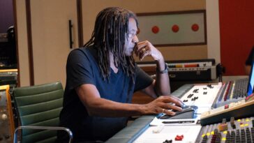 “During my early days at Atlantic Records, I discovered a hidden exit from the studio that led to the street. I stepped outside, and believe it or not, a man suddenly emerged from a trash can—it was Ginger Baker!”: Jimmy Douglass reflects on his time at Atlantic Records.]