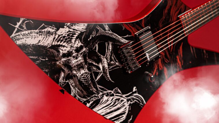 Jackson's Diablo Kelly draws inspiration from the Lord of Hatred.]