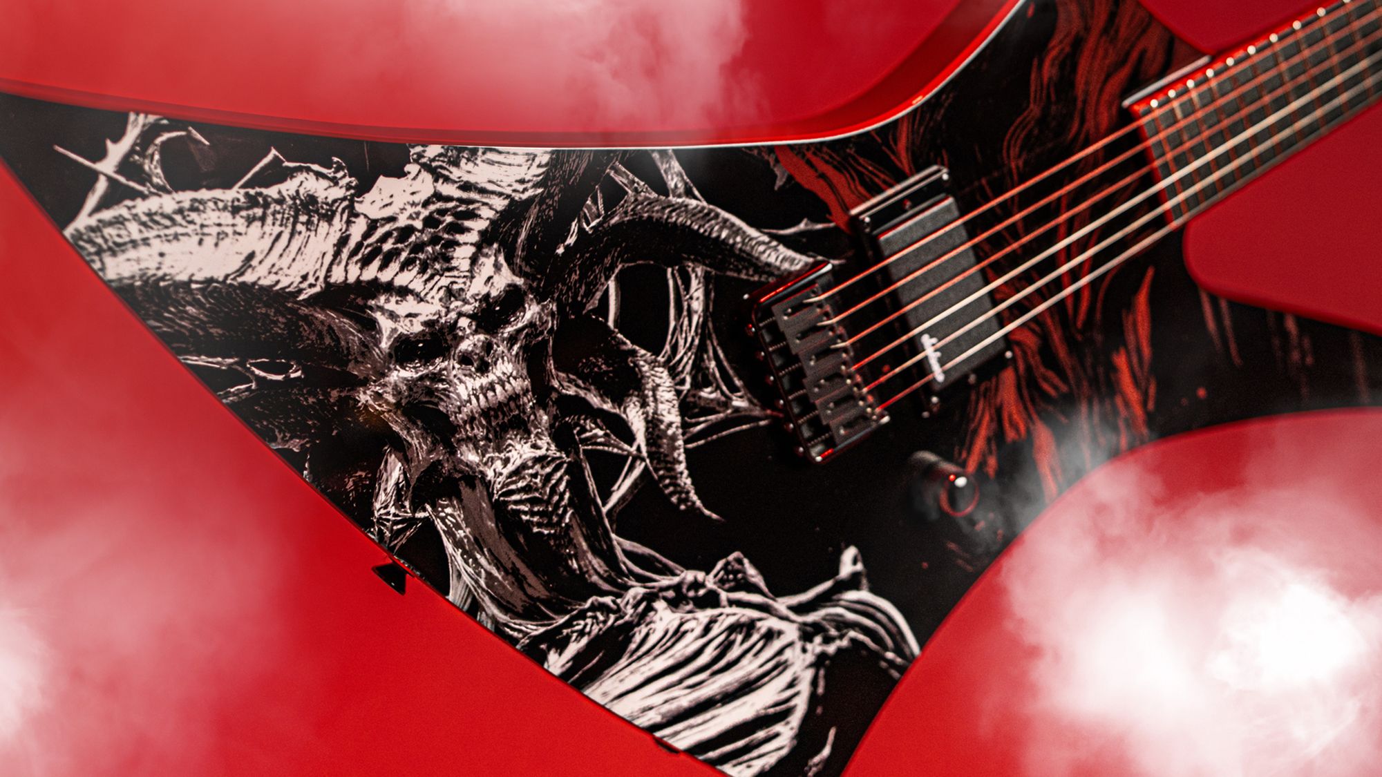 Jackson's Diablo Kelly draws inspiration from the Lord of Hatred.]