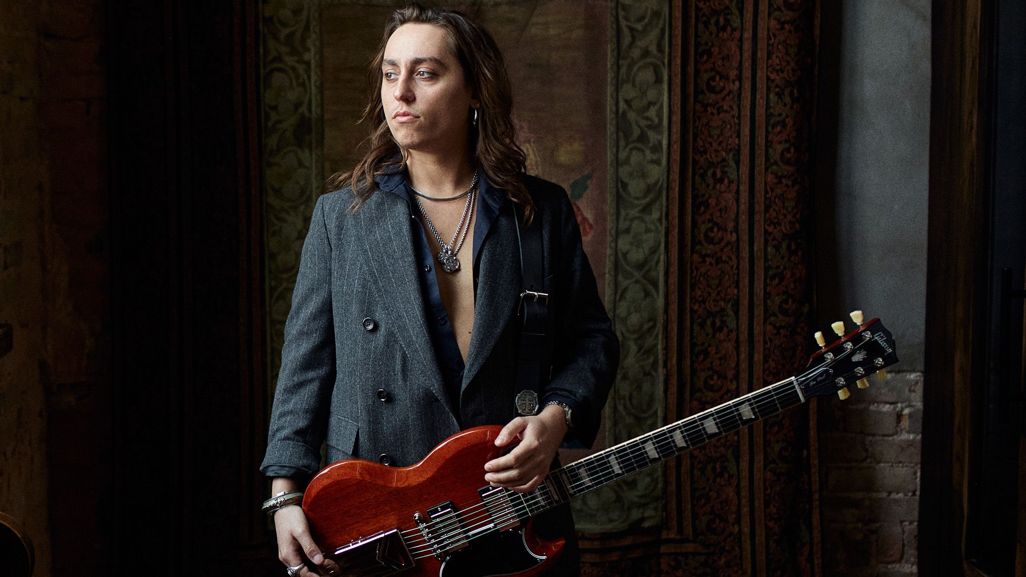 Jake Kiszka shares insights on his new Gibson SG signature guitar.]
