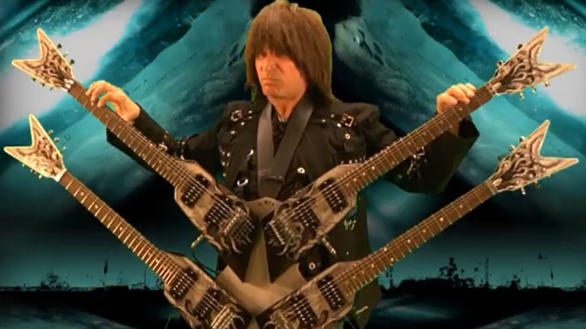Michael Angelo Batio Discusses the Creation of His Four-Neck Guitar]