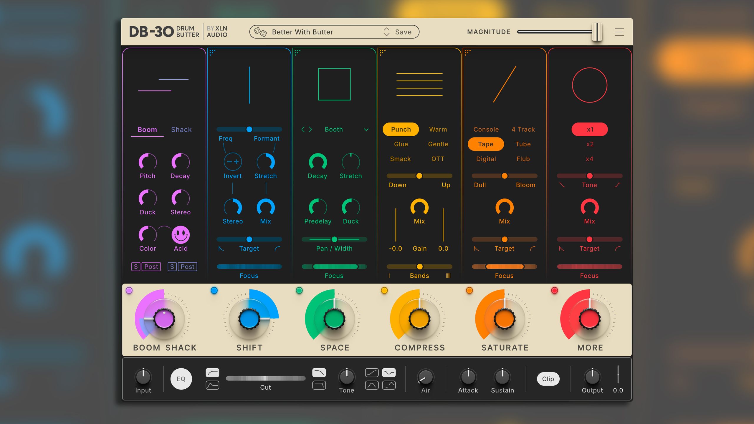 “Much like a new distortion pedal inspires you to play guitar, I sought that same excitement for DB-30”: XLN Audio aims to revive the joy of drum processing with DB-30 Drum Butter.]
