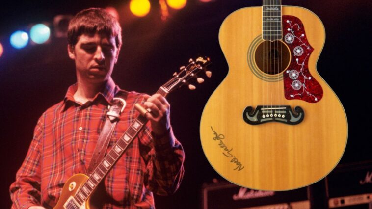 Noel Gallagher's Epiphone Guitar Featured in "Wonderwall" Video to Be Auctioned Off]