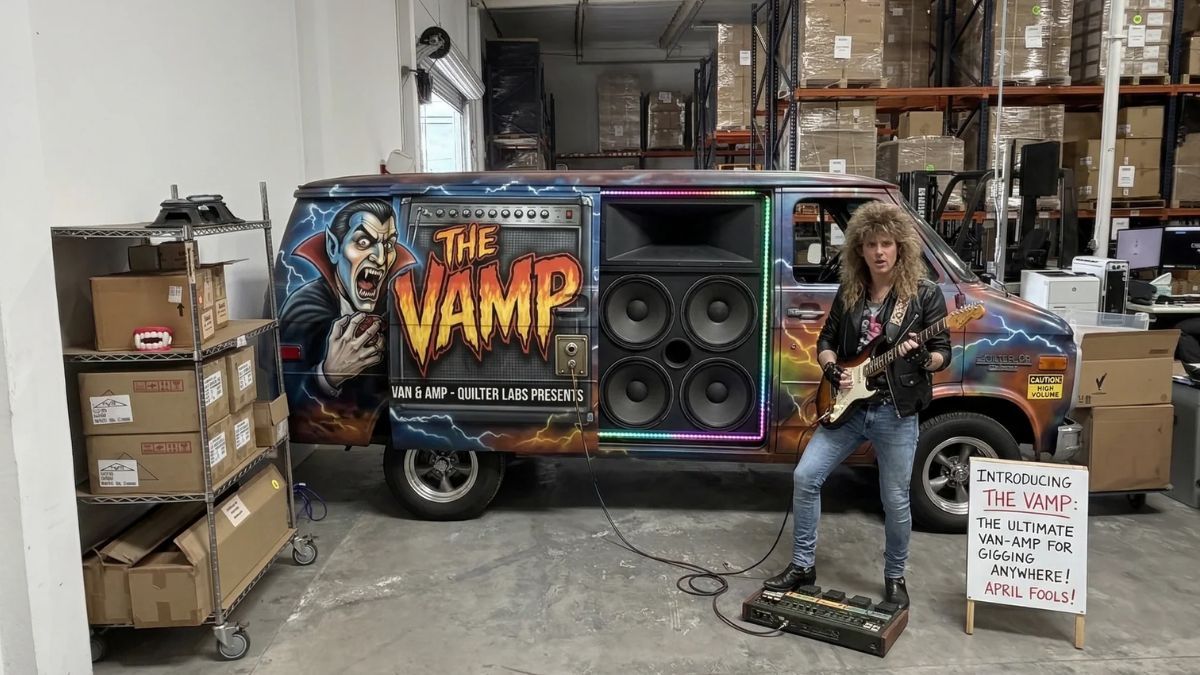 Quilter Labs Creates the Vamp: A 200,000-Watt, Four-Wheeled Amplifier]