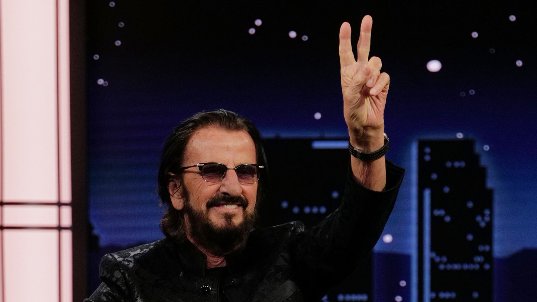 "Ringo Starr Discusses His Duet with Paul McCartney, Beatles Biopics, and ID Checks Before Boarding a Plane with Jimmy Kimmel"]