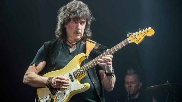 Ritchie Blackmore claims that many guitarists lack kindness.]