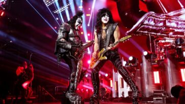 "There's no question that the sight of any of the four Kiss members instantly attracts a crowd, no matter where in the world. Gene Simmons and Paul Stanley discuss their avatar show, new music, and their status as icons even larger than Mickey Mouse."]