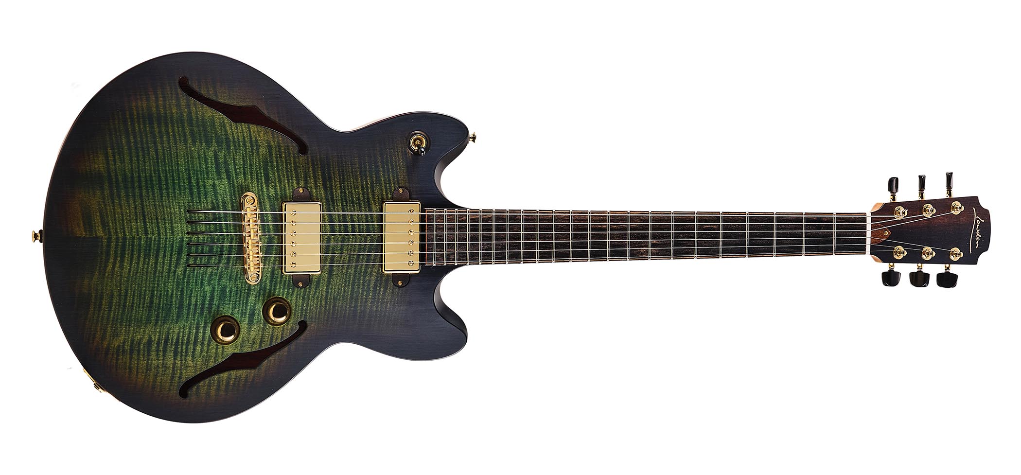 Lowden GL-J: George Lowden cites the Gibson ES-335 as an inspiration, but double-cutaway aside, it&rsquo;s a totally different design