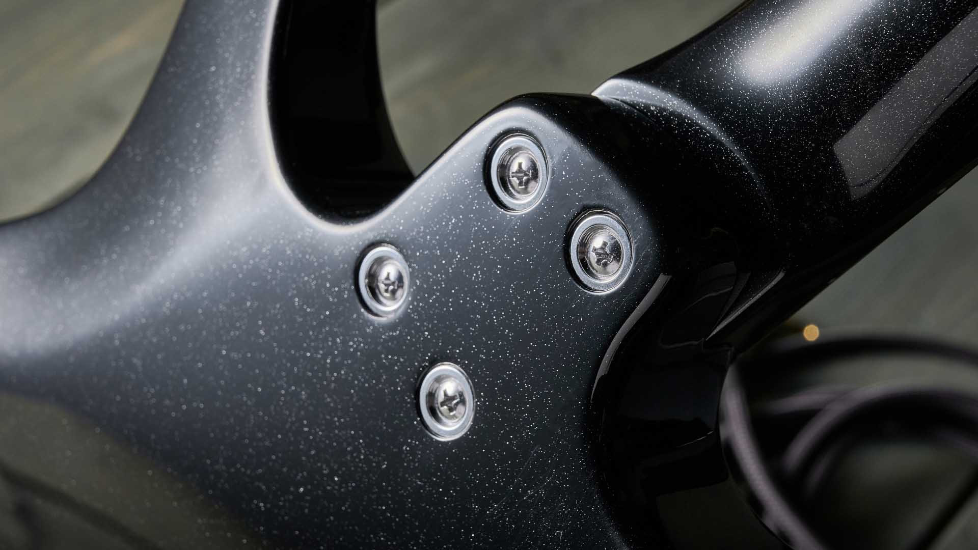 The Venus Revolution is a short-scale electric designed for female players and comes with swappable pickguards