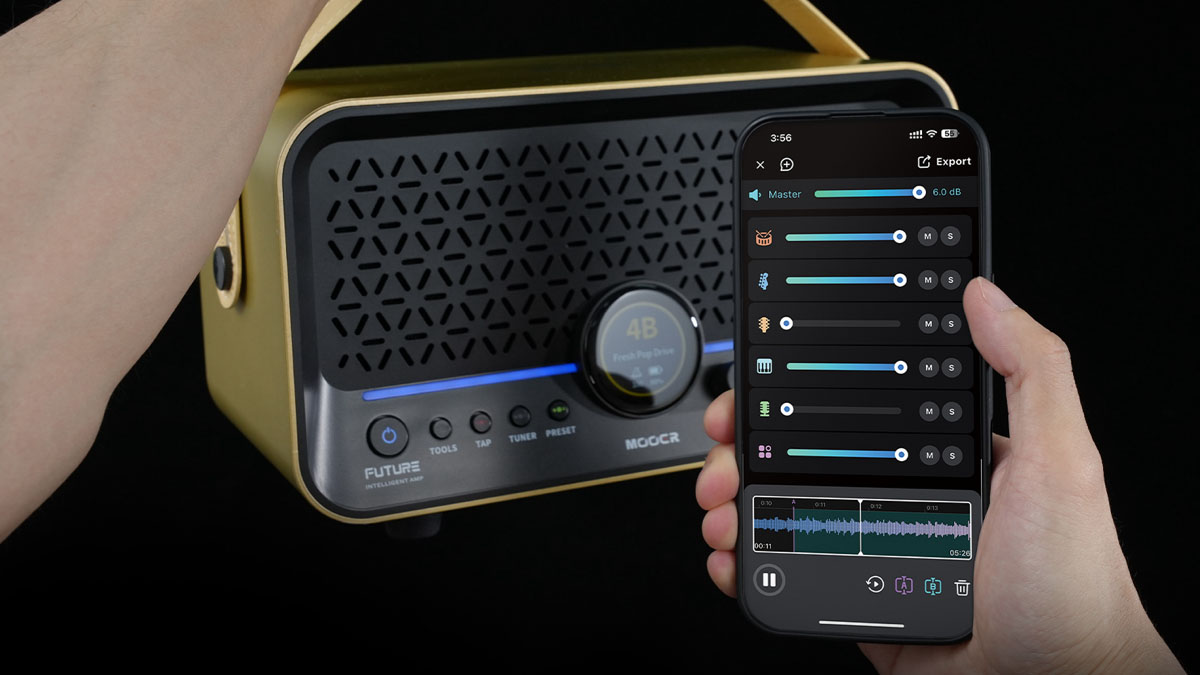 Mooer Audio StemLab is an AI feature that is being rolled out across its smart/intelligent amp lineup, promising to revolutionise practice and tone seeking