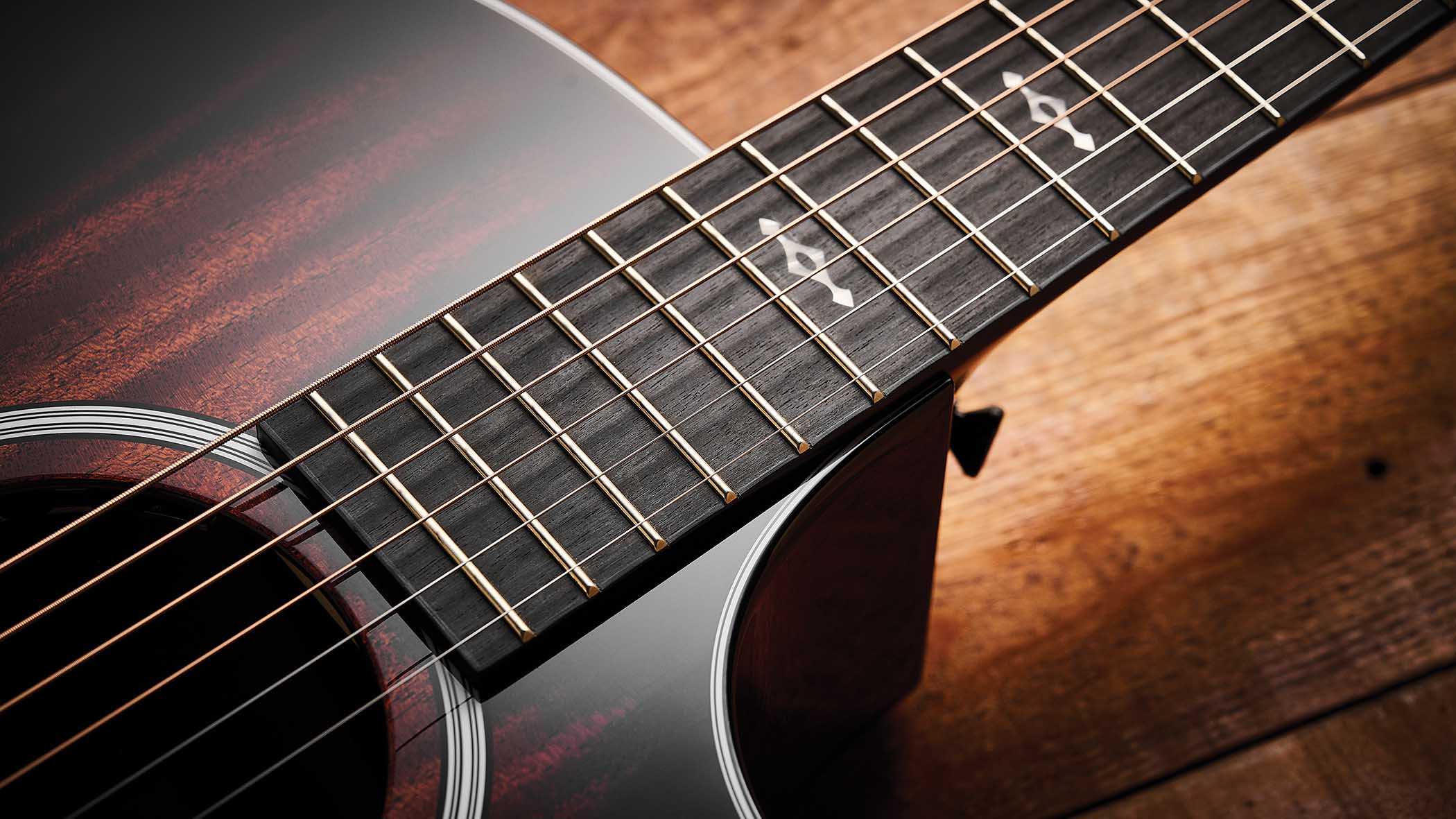 The Next Generation 324ce is a revised and upgraded version of Taylor&rsquo;s renowned Grand Auditorium acoustic