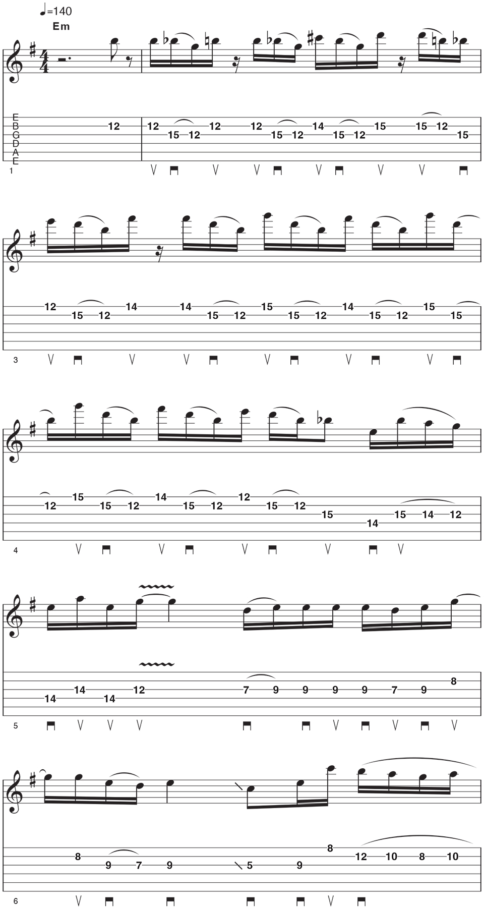 Paul Gilbert Shred Lick
