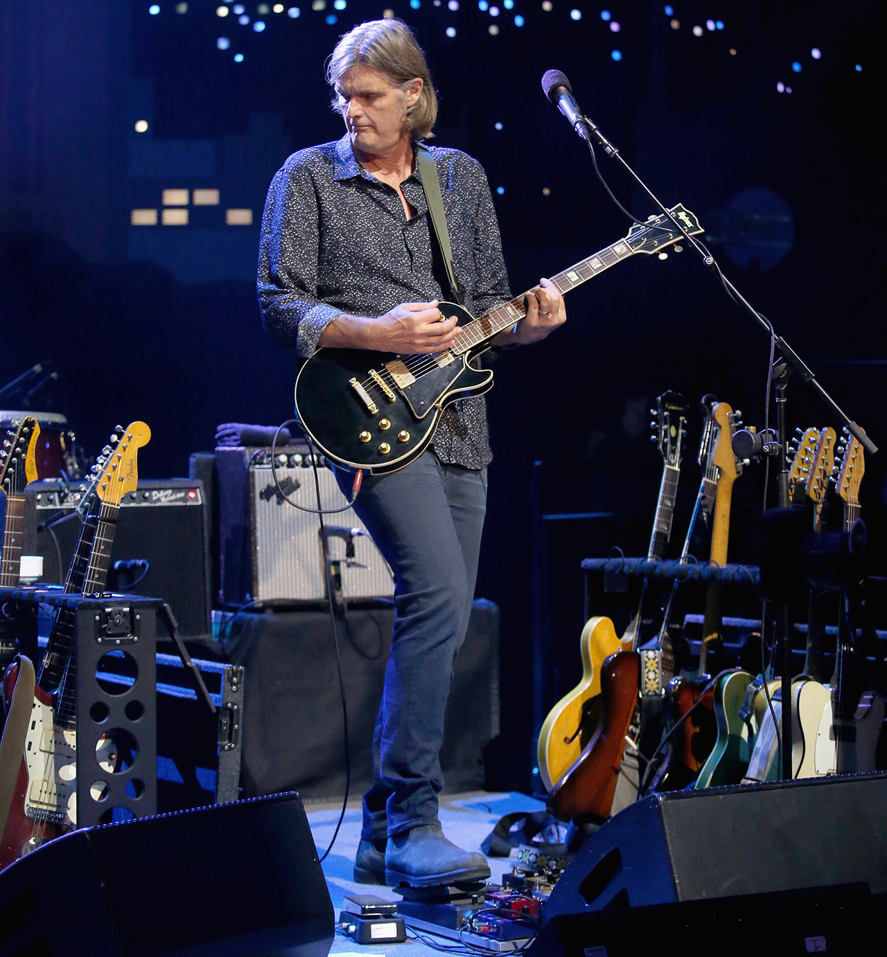 Val McCallum performs in concert with Jackson Browne at ACL Live in Austin, Texas on September 22, 2021