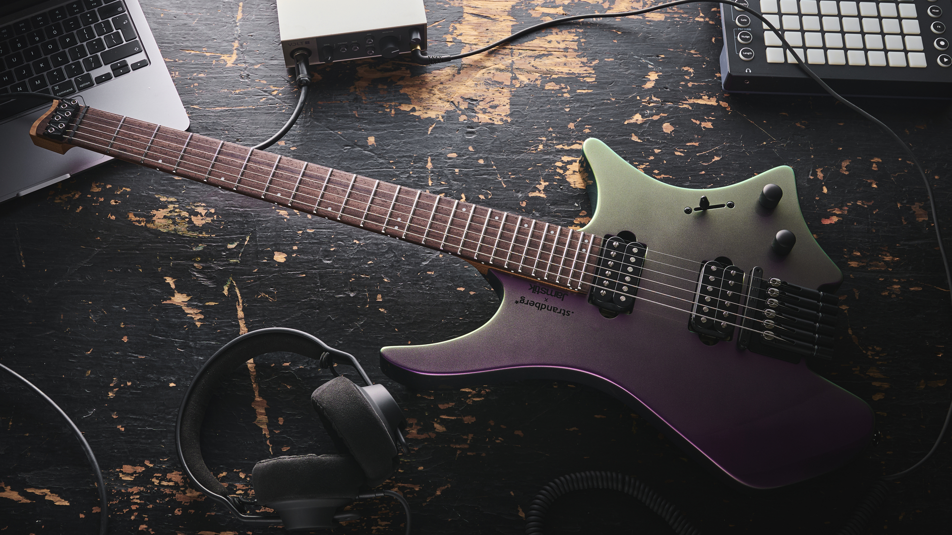 Strandberg x Jamstick Chameleon MIDI guitar