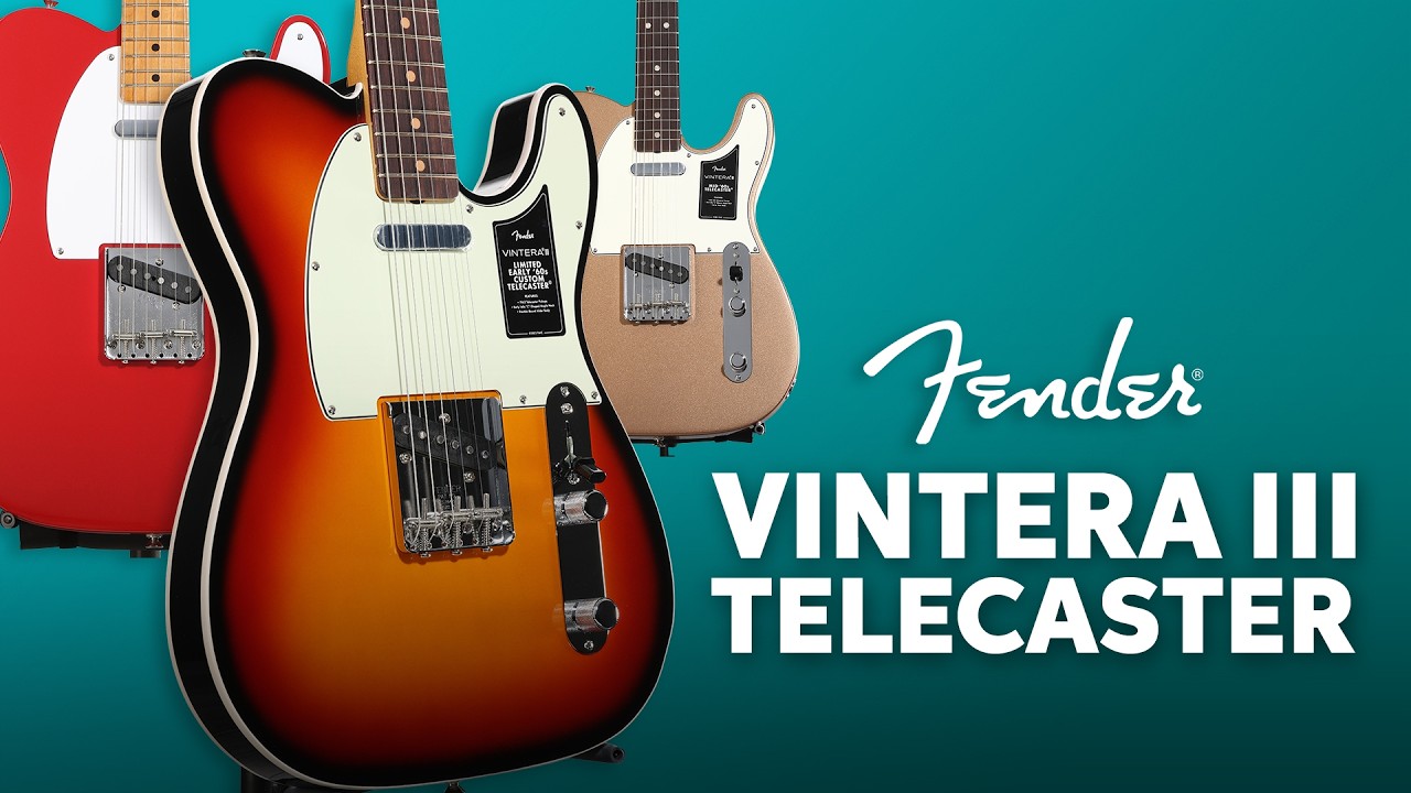 Fender Vintera III Telecaster Demo - YouTube