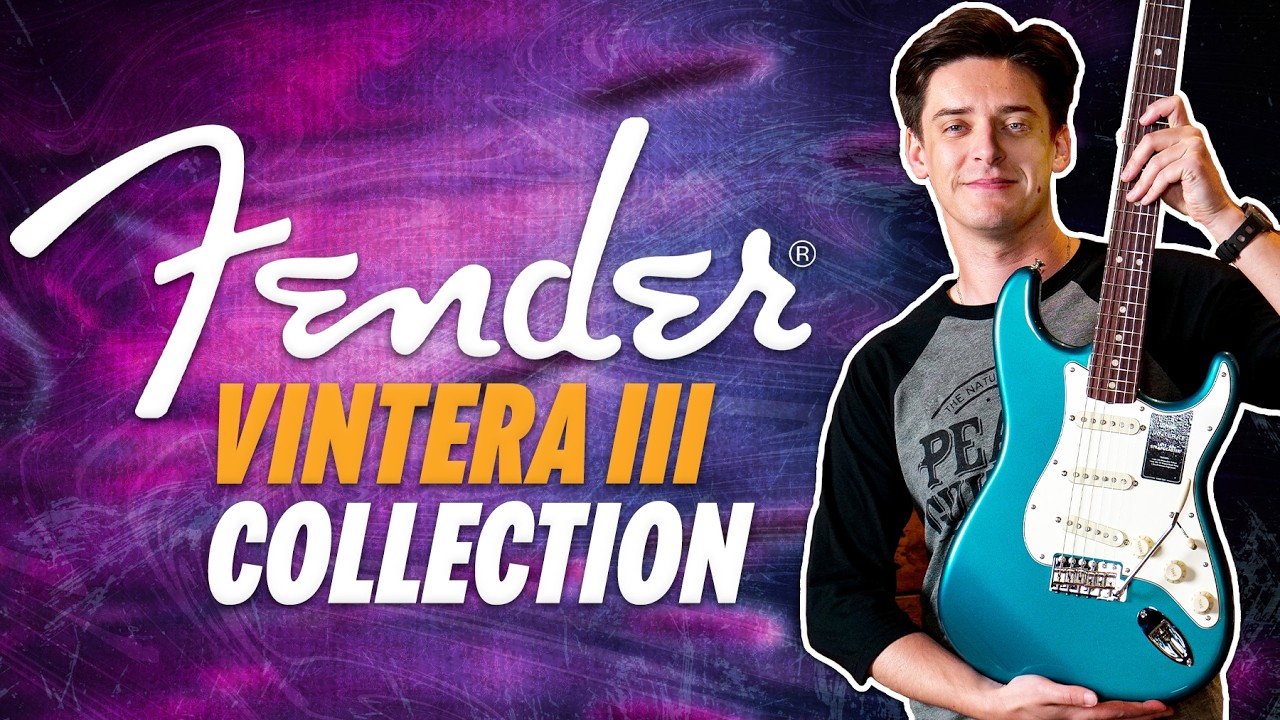 Checking Out Fender's BRAND NEW Vintera III Collection! - YouTube