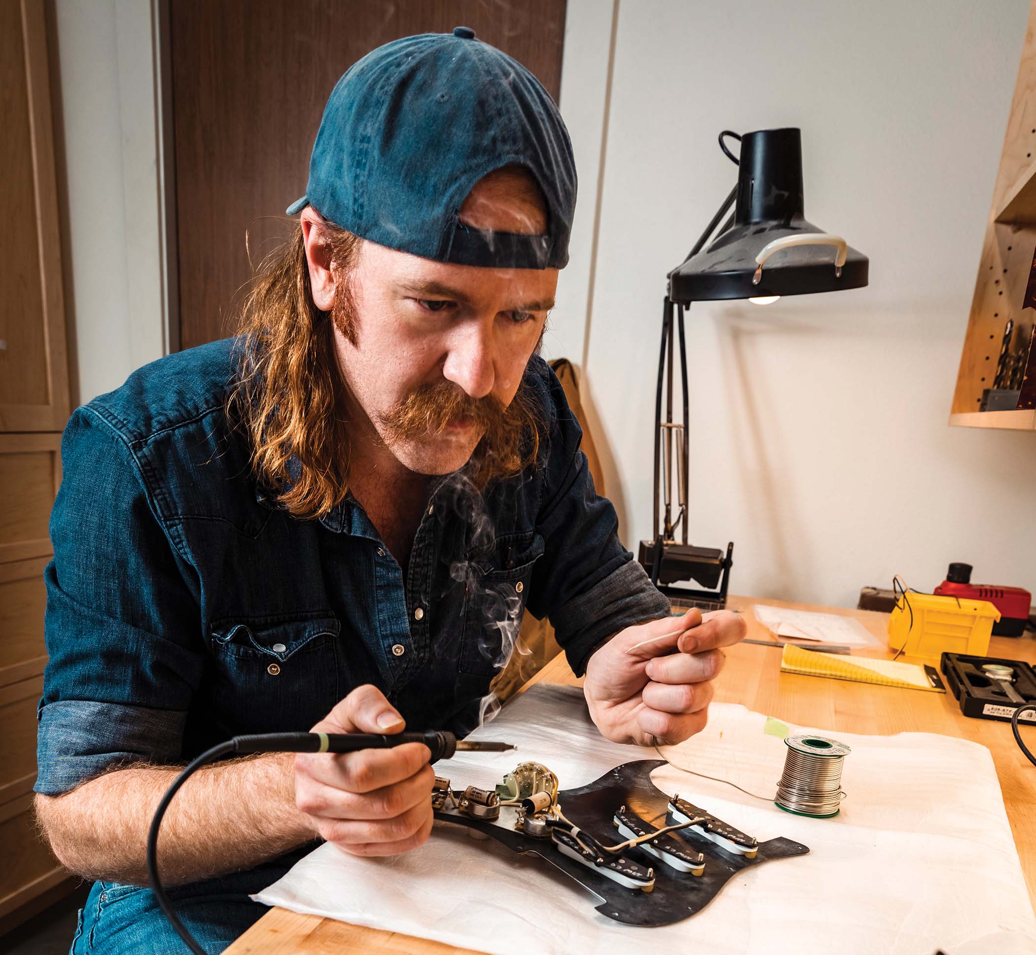 Fender Master Builder Austin MacNutt at work