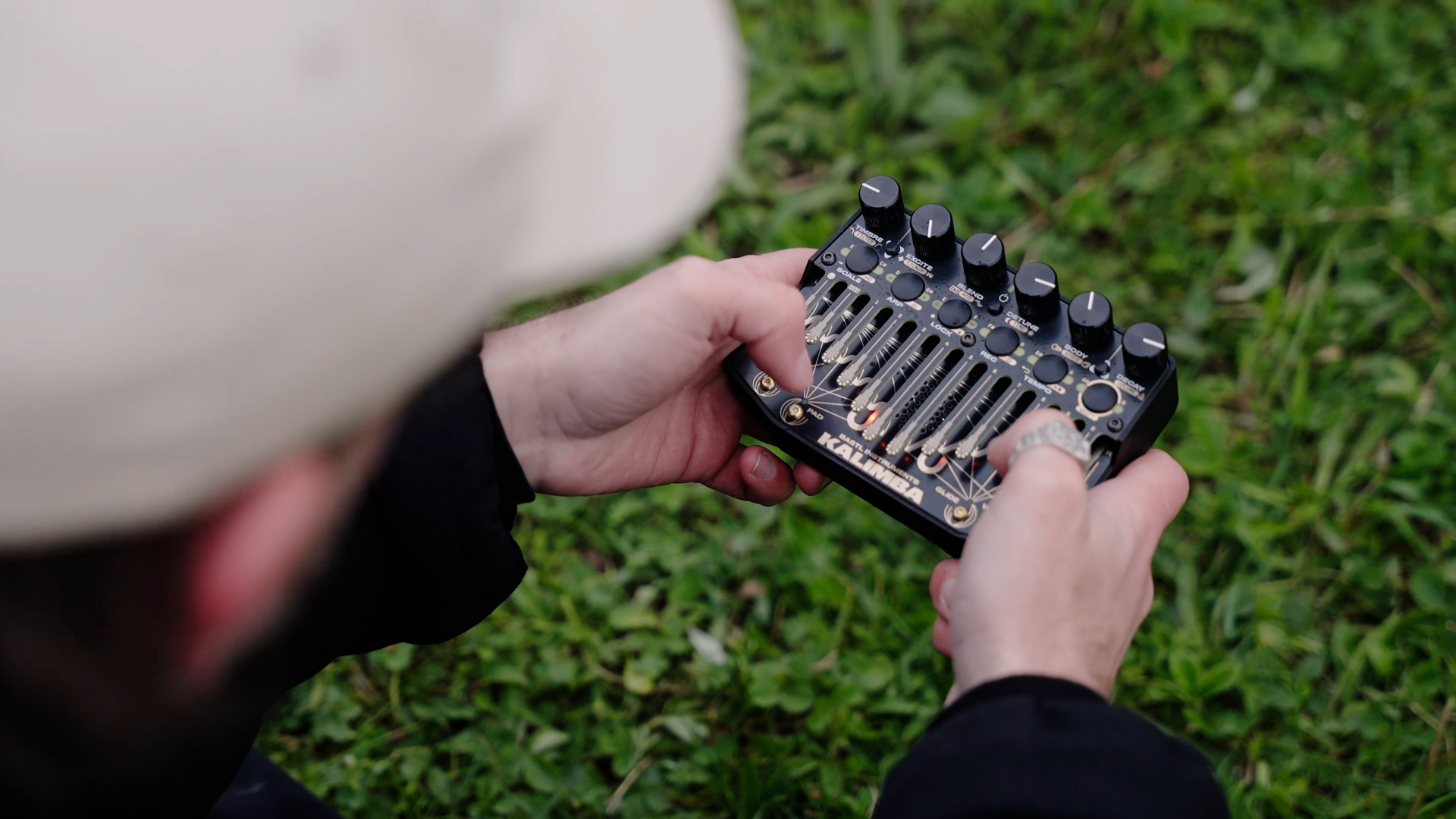 After three years of development, Bastl Instruments’ unique Kalimba combines classic instrument craftsmanship with cutting-edge technology: “Handle it like an acoustic instrument, and it will respond as one.”]