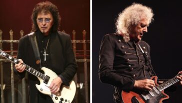 "Brian May Collaborates with Black Sabbath Using Tony Iommi's Equipment"]