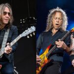 Charlie Starr performed on unique guitars alongside Hammett and Hetfield.]