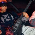 Donner reveals a headless guitar featuring a removable speaker.]