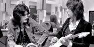 “During the '70s, he joined us to perform 'Train Kept A-Rollin'. It was incredible, although I felt intimidated by his presence. He's a genius—like Mozart!”: Joe Perry honors his guitar legends Jimmy Page and Jeff Beck.]
