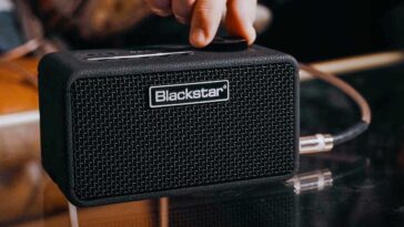 “Extract or eliminate instruments from any track… Take the guitarist's perspective with AI stem separation, detailed modeling, and over 200,000 neural captures. Blackstar claims the Beam Mini 'revolutionizes' desktop amplifiers.”]