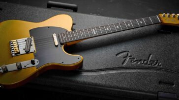 Fender 75th Anniversary American Ultra II Telecaster Guitar]