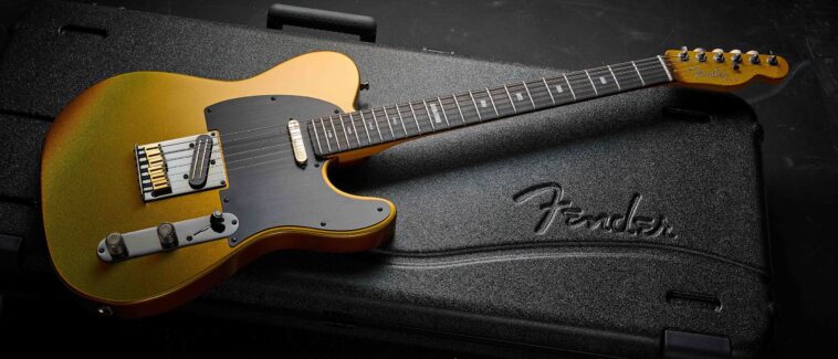 Fender 75th Anniversary American Ultra II Telecaster Guitar]