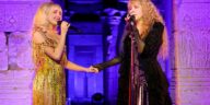From Madonna to Stevie Nicks: Sabrina Carpenter Dominates the Duet Scene with Music Legends.]