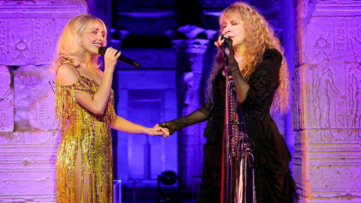 From Madonna to Stevie Nicks: Sabrina Carpenter Dominates the Duet Scene with Music Legends.]