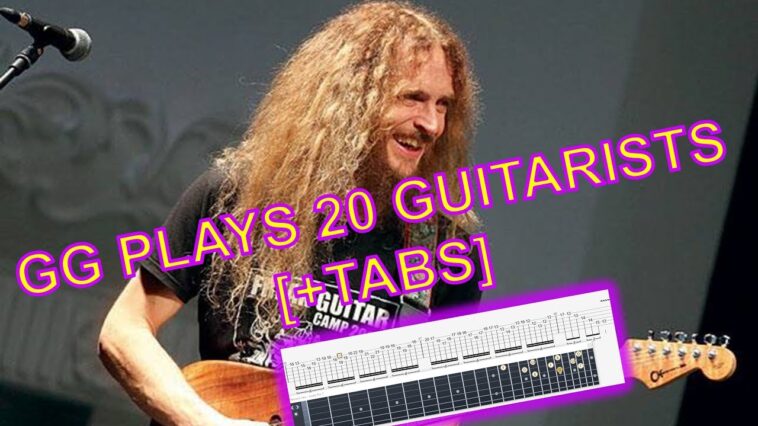 GUTHRIE GOVAN PLAYS 20 GUITARISTS (+TAB) 18 Guthrie Govan