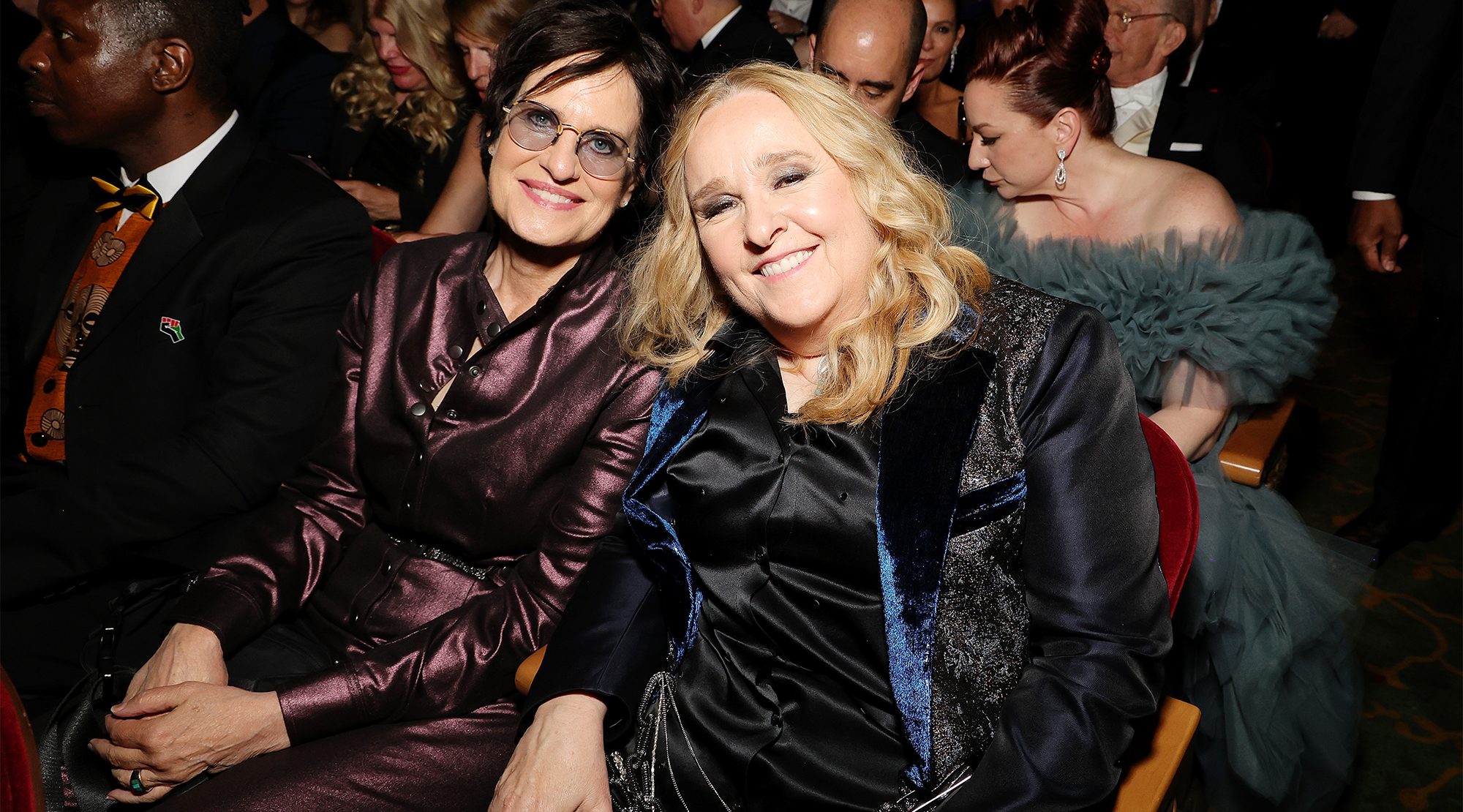 Melissa Etheridge and her wife Linda Wallem (left) attend The 76th Annual Tony Awards at United Palace Theater on June 11, 2023 in New York City.
