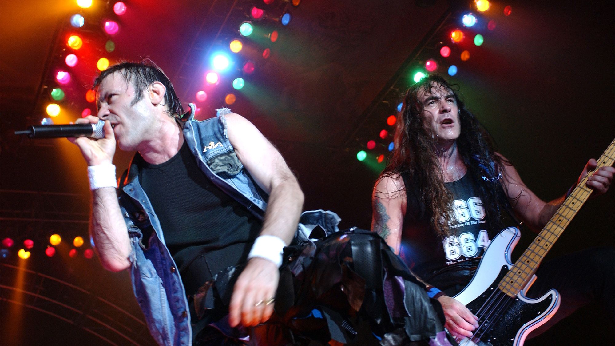 Iron Maiden's Onstage Showdowns: Bruce Dickinson vs. Steve Harris]